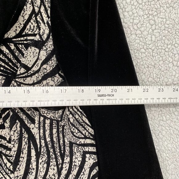 Vintage Picadilly Jacket Cardigan Women's Size XL Black Textured Fashions Office - Picture 3 of 8